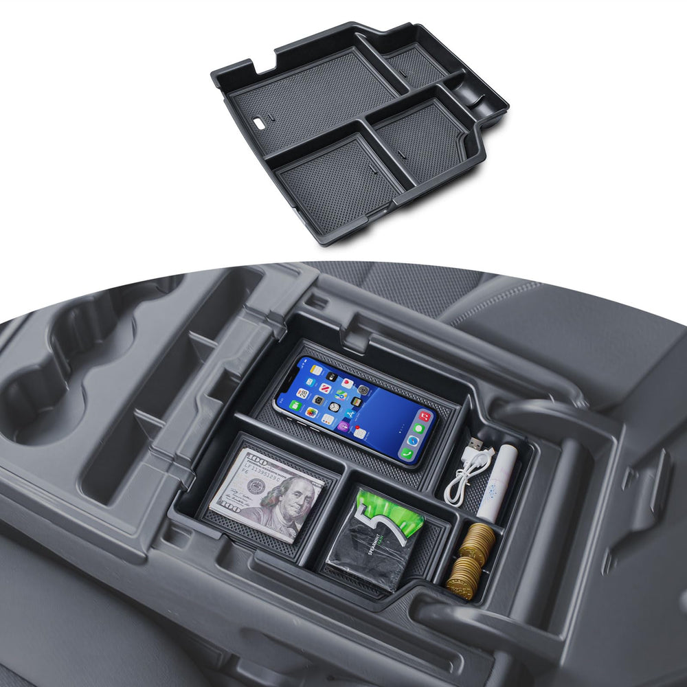 EDBETOS front view of organizer tray showing tidy compartments for easy access