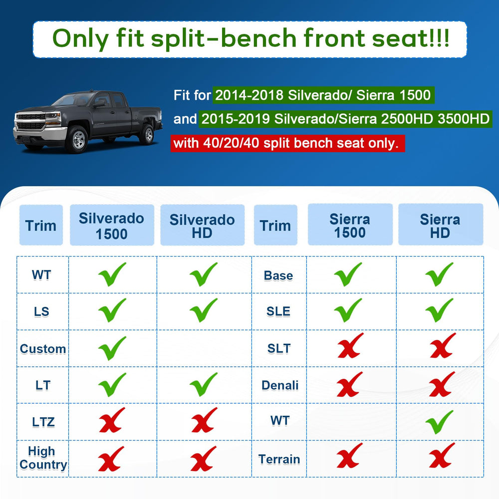 EDBETOS tray installed in Silverado jump-seat console for neat, accessible storage