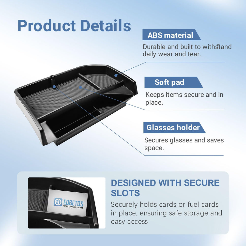 EDBETOS silicone pads under tray preventing items from sliding