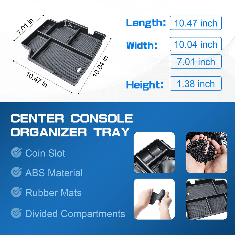 EDBETOS tray next to smartphone illustrating compartment sizes and scale
