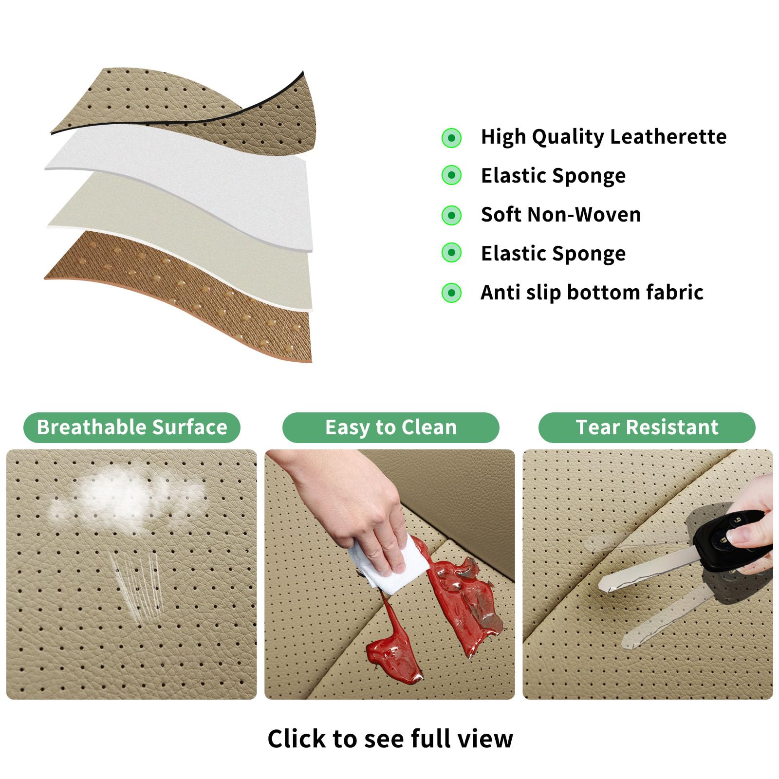 EDEALYN anti-slip backing detail demonstrating reduced movement and safety
