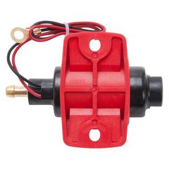 Edelbrock 17303 close-up of inlet and outlet ports highlighting durable connections