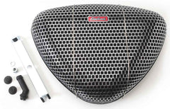 Edelbrock Pro-Flo 1002 front view showing triangular low-profile design benefit