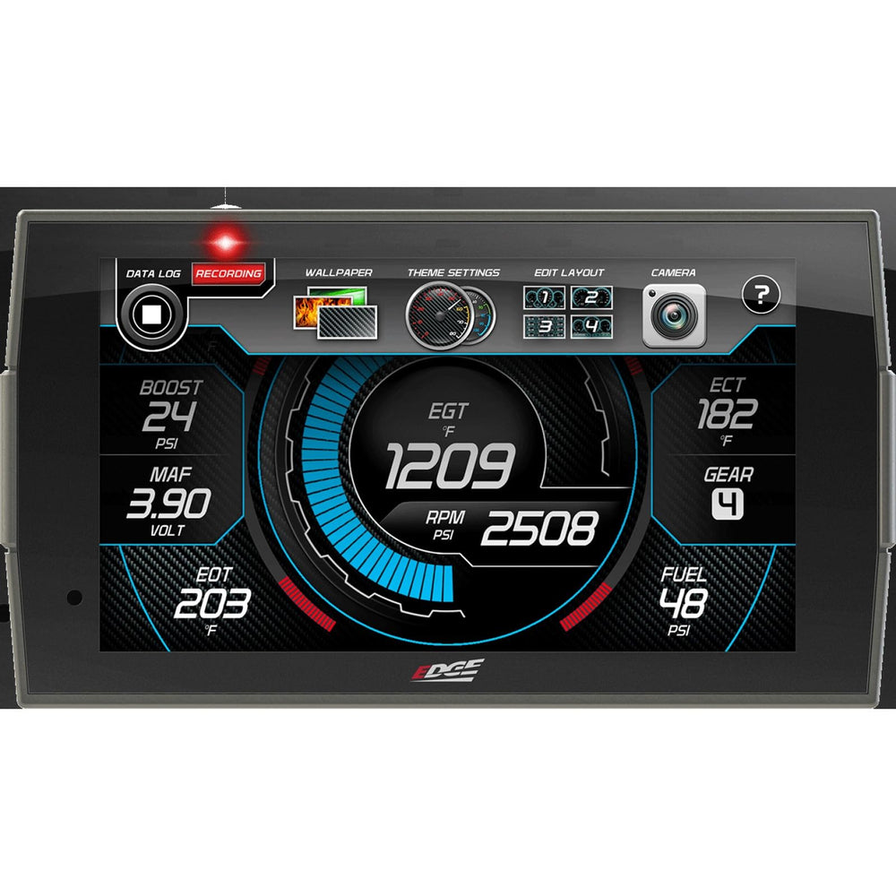 Edge Insight CTS3 multiple gauge layouts illustrating customization options