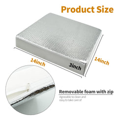 EDIETH installed in camper roof vent demonstrating sun glare reduction