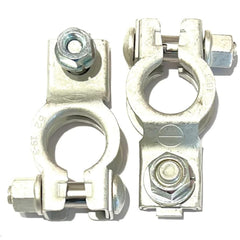 EDS positive and negative terminal set front view showing full kit and clear identification
