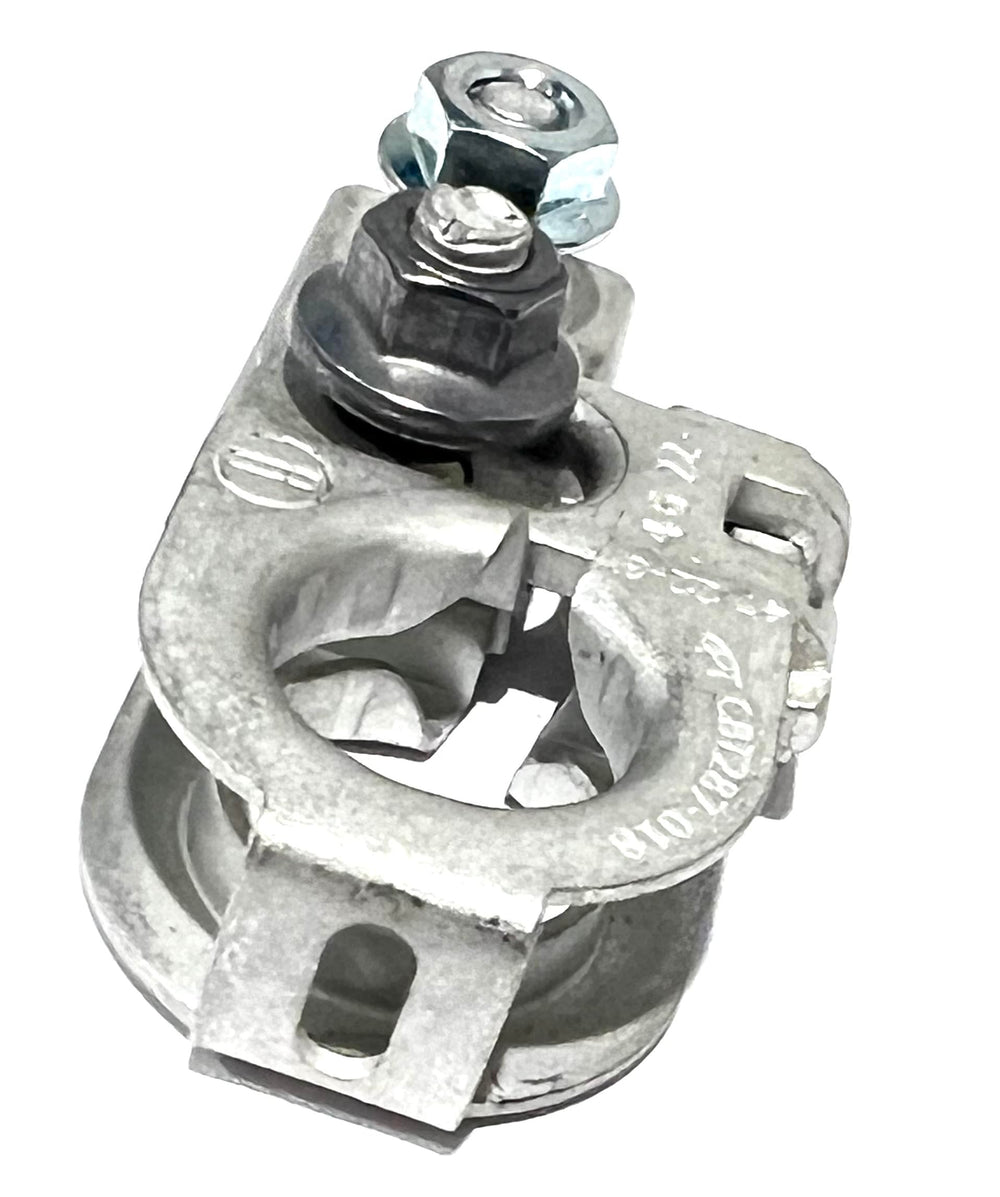 EDS terminal thread and 6mm stud close-up demonstrating durable plating