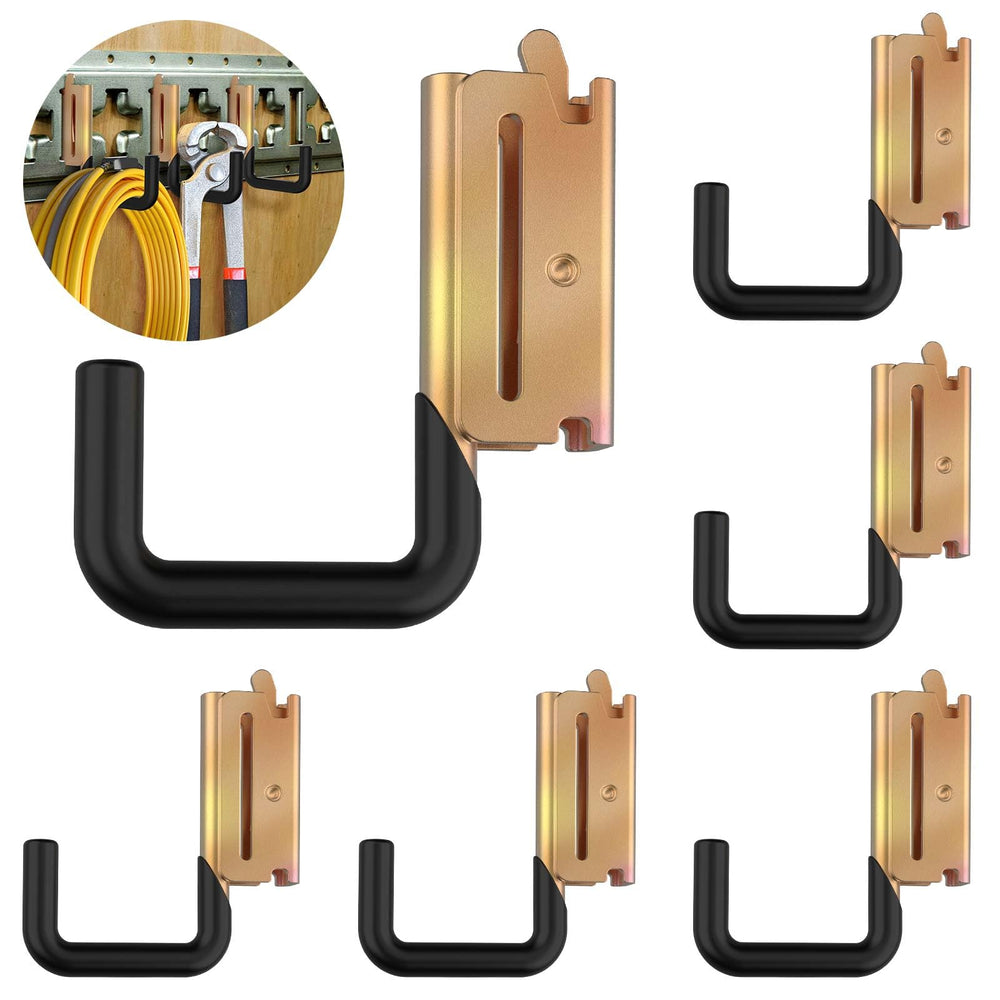 Eegoowa front view heavy-duty J hook showing fit and shape for secure hanging