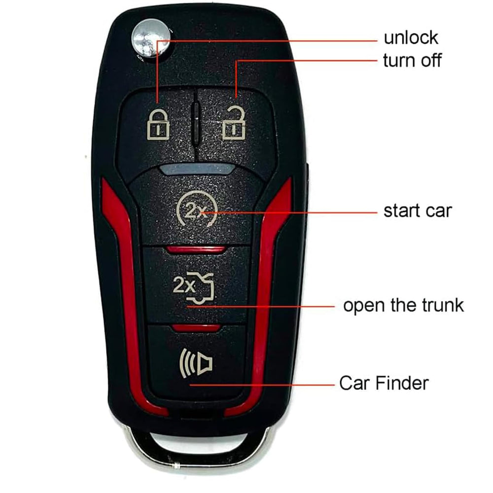 EFHIPS alarm siren and LED indicator showing visible theft deterrent