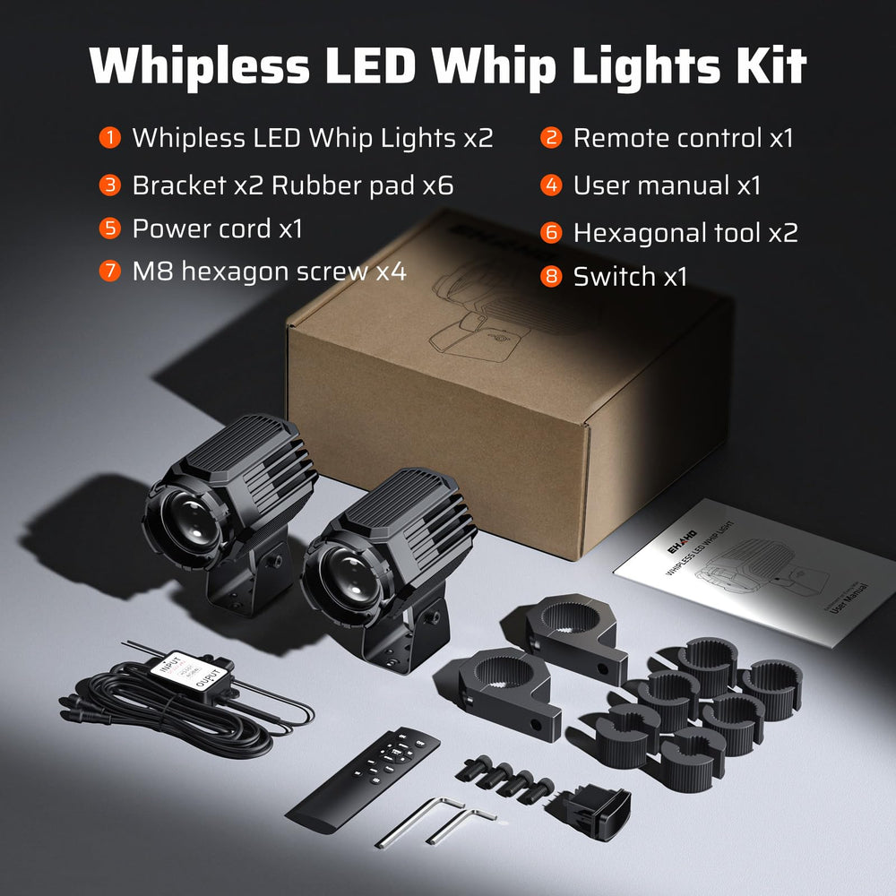 Ehaho lights illuminating a night trail to enhance safety and create striking color effects