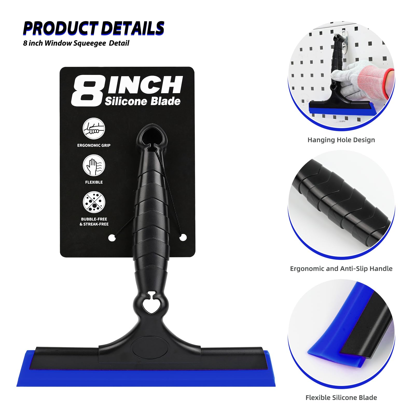 EHDIS ergonomic handle detail providing secure non-slip grip benefit