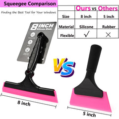 EHDIS close-up of soft silicone blade protecting glass and film