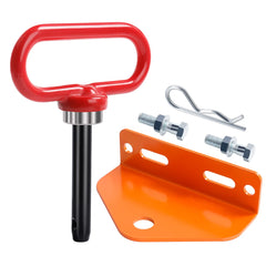 EilxMag hitch assembly front view showing secure mounting and durability