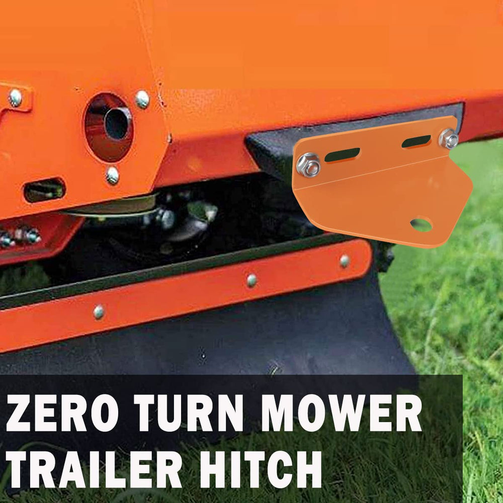 EilxMag in use towing a small trailer showing practical lawn workflow