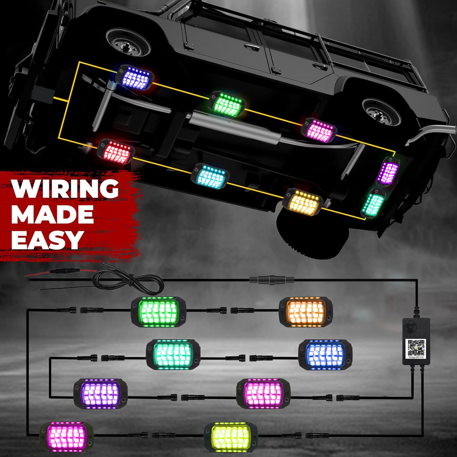 EJ's SUPER CAR red brake-sync flash demonstrating improved braking visibility