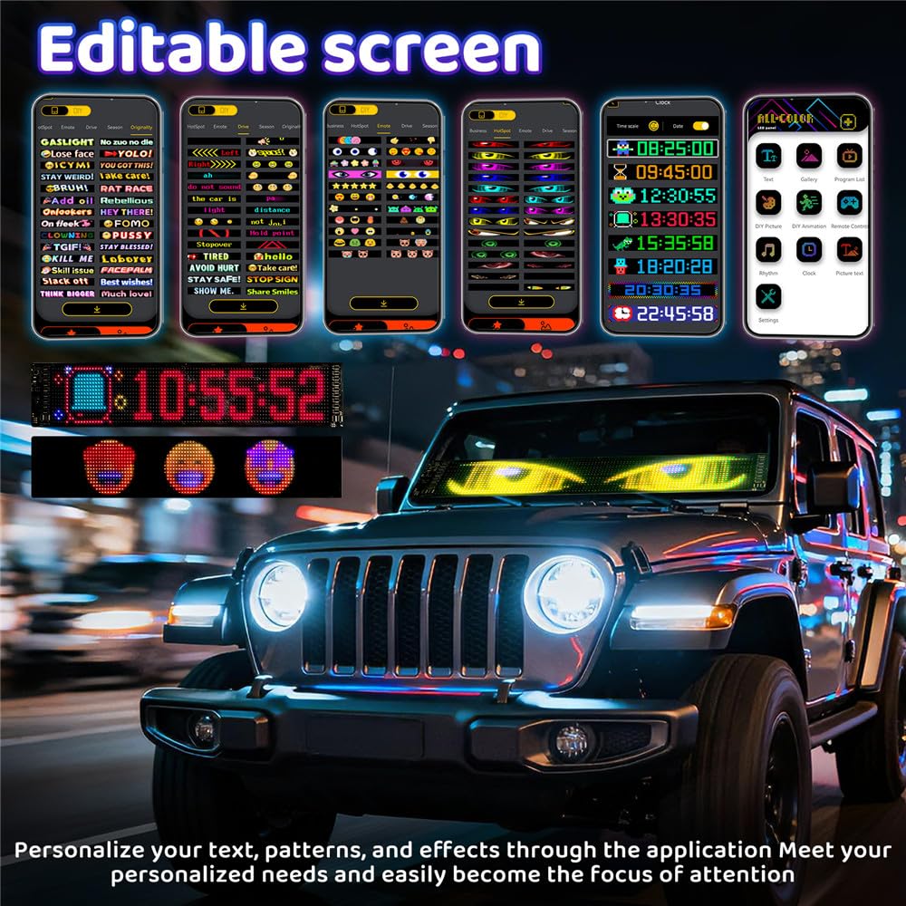 Ekavtor driver night view demonstrating improved nighttime visibility appeal