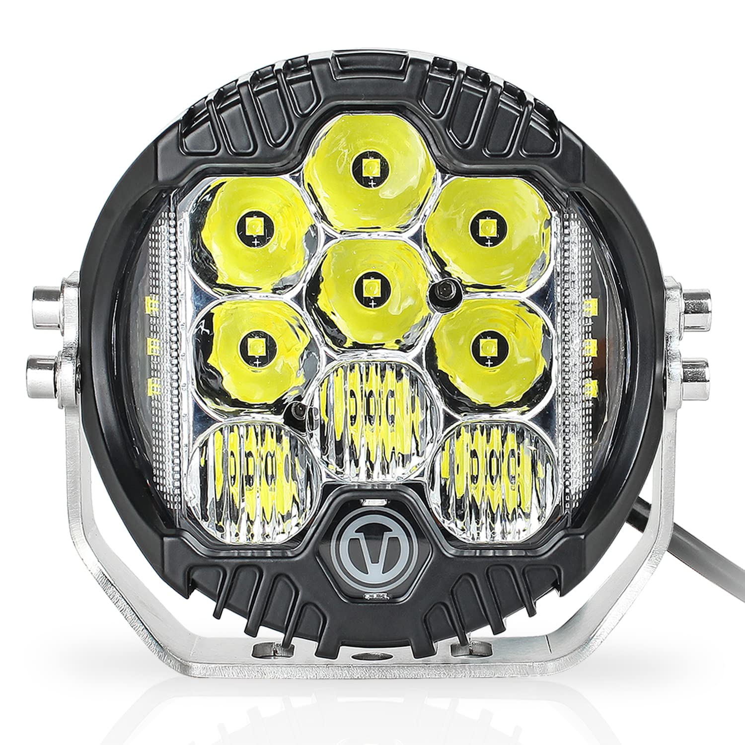 EKXAP closeup of LED array and center DRL highlighting bright output