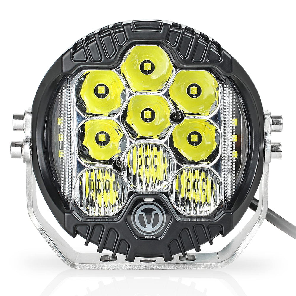 EKXAP closeup of LED array and center DRL highlighting bright output