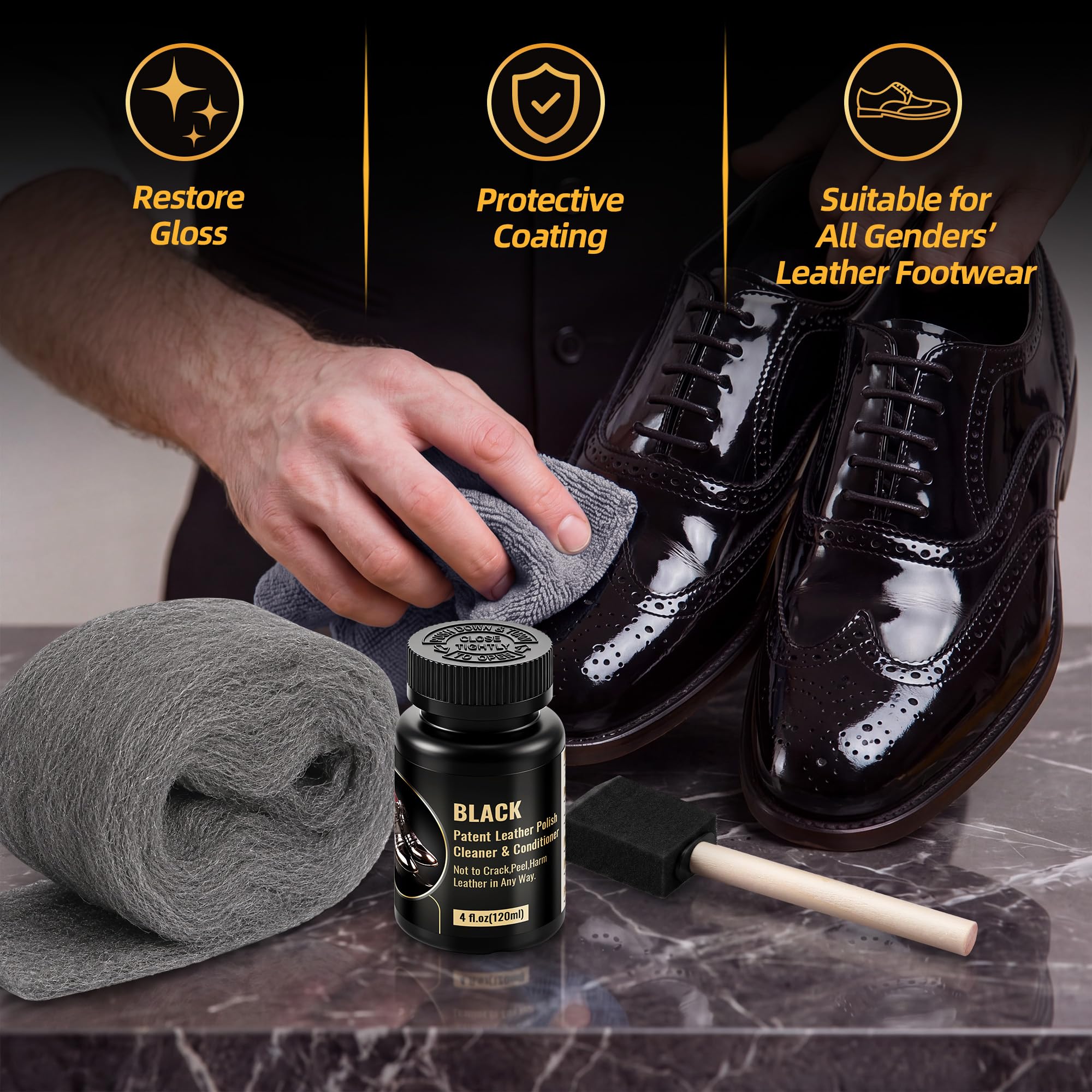 ElaraBerry applied to car seat vinyl protecting and enhancing shine