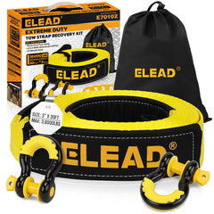 ELEAD front packaging showing complete recovery kit and compact bag benefit
