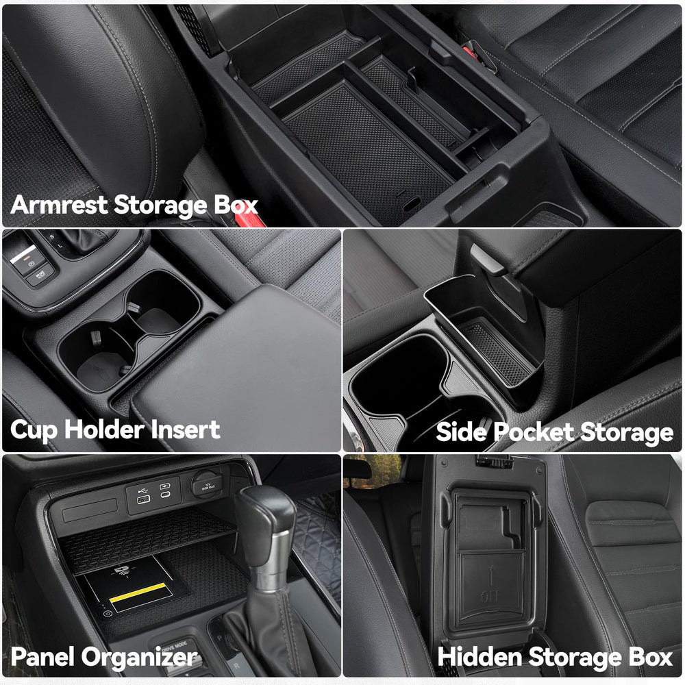 ELECFRESH armrest drawer closeup demonstrating secure hidden storage benefit