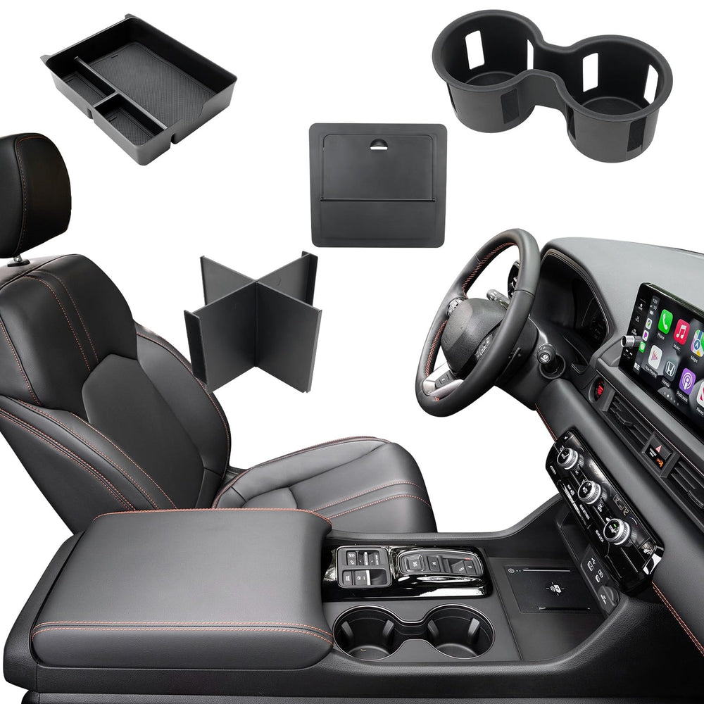 ELECFRESH front view showing full console kit and organized storage benefit