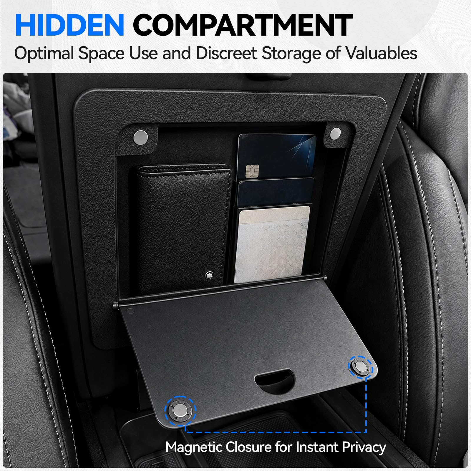 ELECFRESH installed in vehicle lifestyle showing tidy cabin benefit