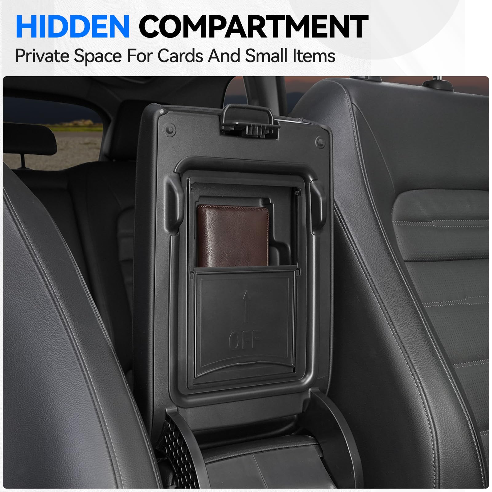 ELECFRESH installed side angle showing armrest still usable and comfortable benefit