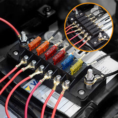 ELECTOP transparent protective cover close-up showing easy screw-on fastening for dust and splash resistance