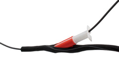 Electriduct tools beside ruler showing scale and coverage for proper sizing