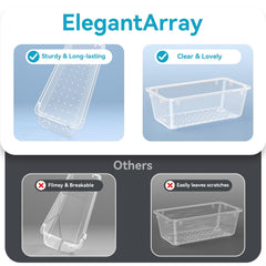 ElegantArray close-up of tray edge and smooth texture protecting surfaces