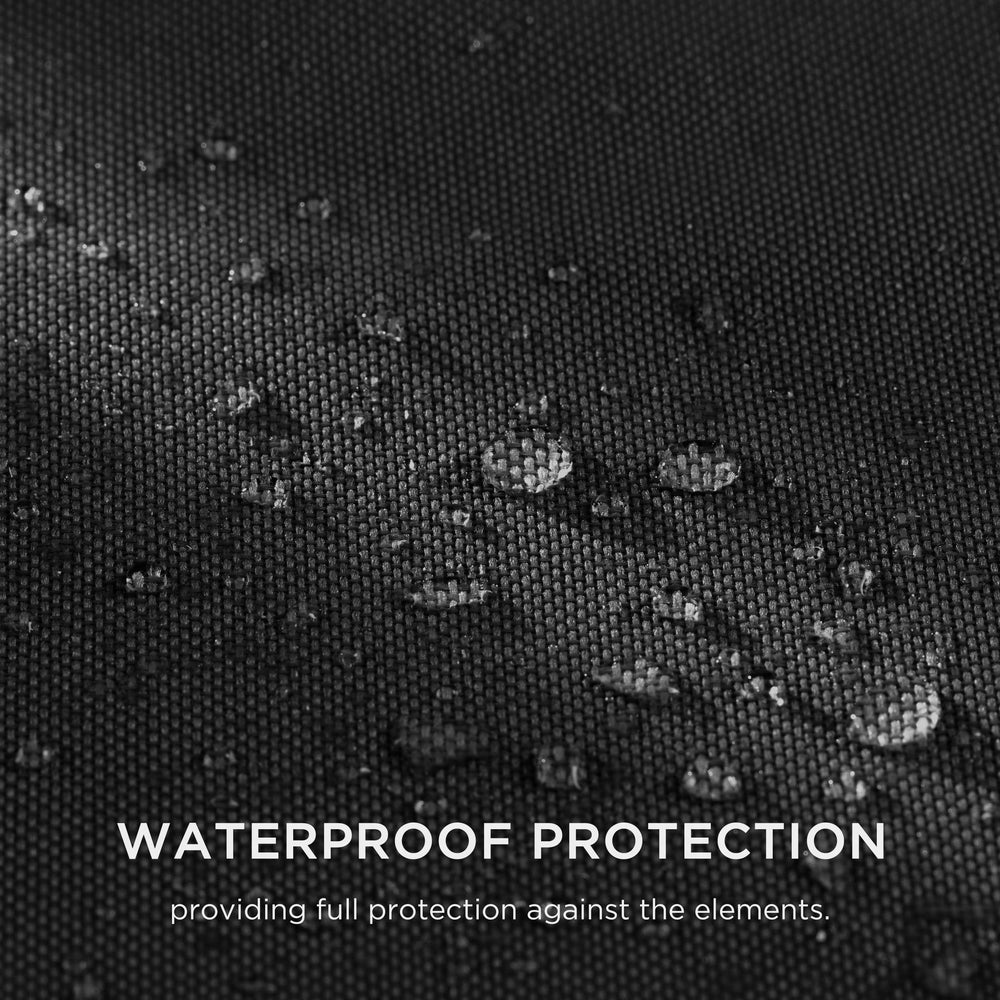 eletecpro elastic hem and buckle detail keeping the cover secure in wind