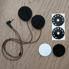 ELFINEAR detail of 3.5mm AUX jack providing broad device compatibility and reliability