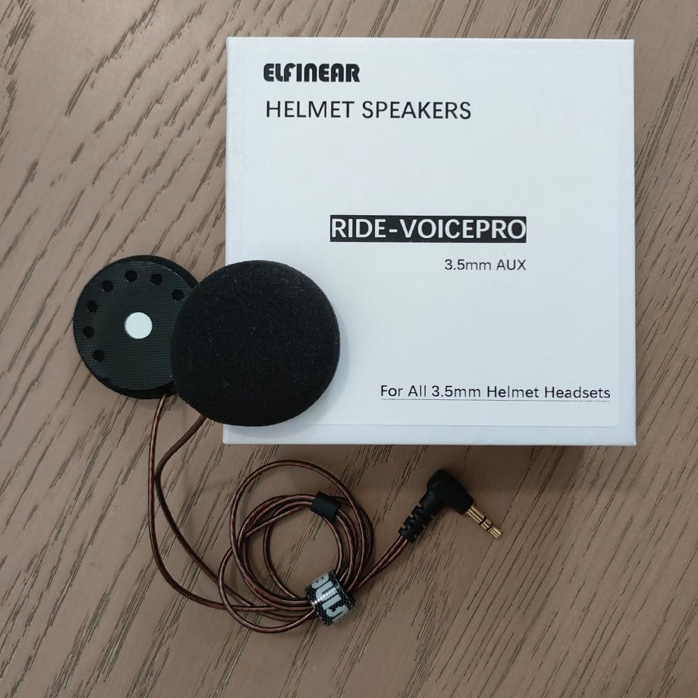 ELFINEAR Ride-VOICEPRO next to ruler showing exact scale for easy replacement