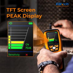 Elitech probe tip close-up revealing sensor inlet for precise detection