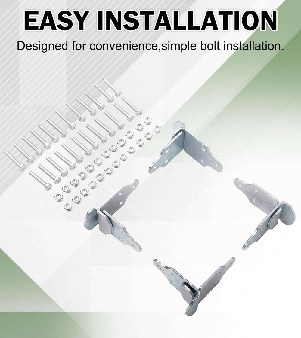 ELITEWILL included screws and hardware organized for quick, tool-free start benefit
