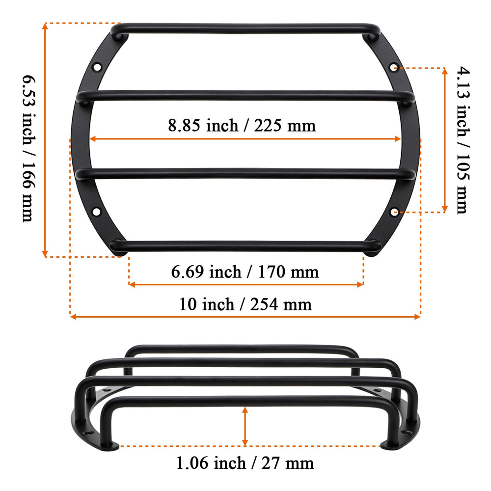 Elsjoy close-up of the four-bar detail illustrating rigid cone shielding