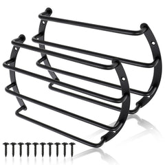 Elsjoy front view of two 8-inch grills showing full coverage and protection