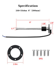 EMIHO top view of SAE 5-hole pattern flange, easy standard mounting advantage