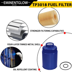 EMINENTGLOW TP3018 installed in engine bay demonstrating correct fit and protection