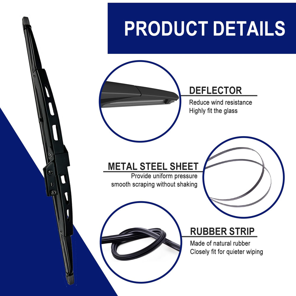 EMITHSUN blade profile detail illustrating even pressure and less chatter
