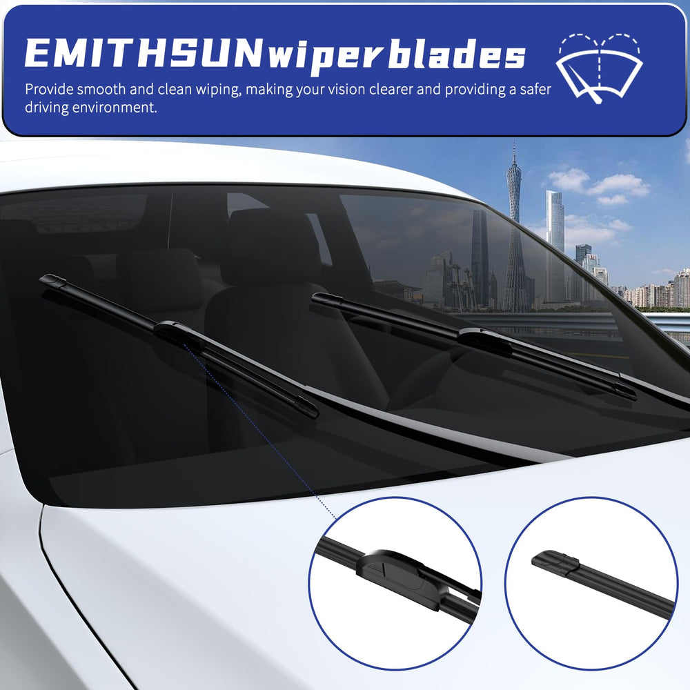 EMITHSUN side profile of beam blade showing glass-conforming benefit