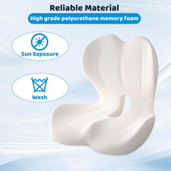 Emurliy closeup of slow recovery memory foam texture for pressure distribution