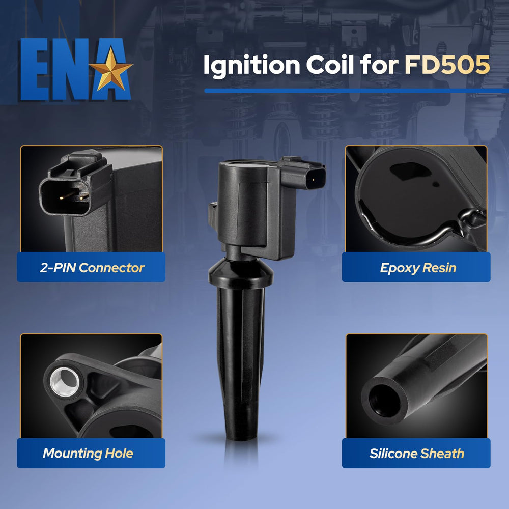 ENA close-up of coil pack terminals demonstrating secure electrical connection
