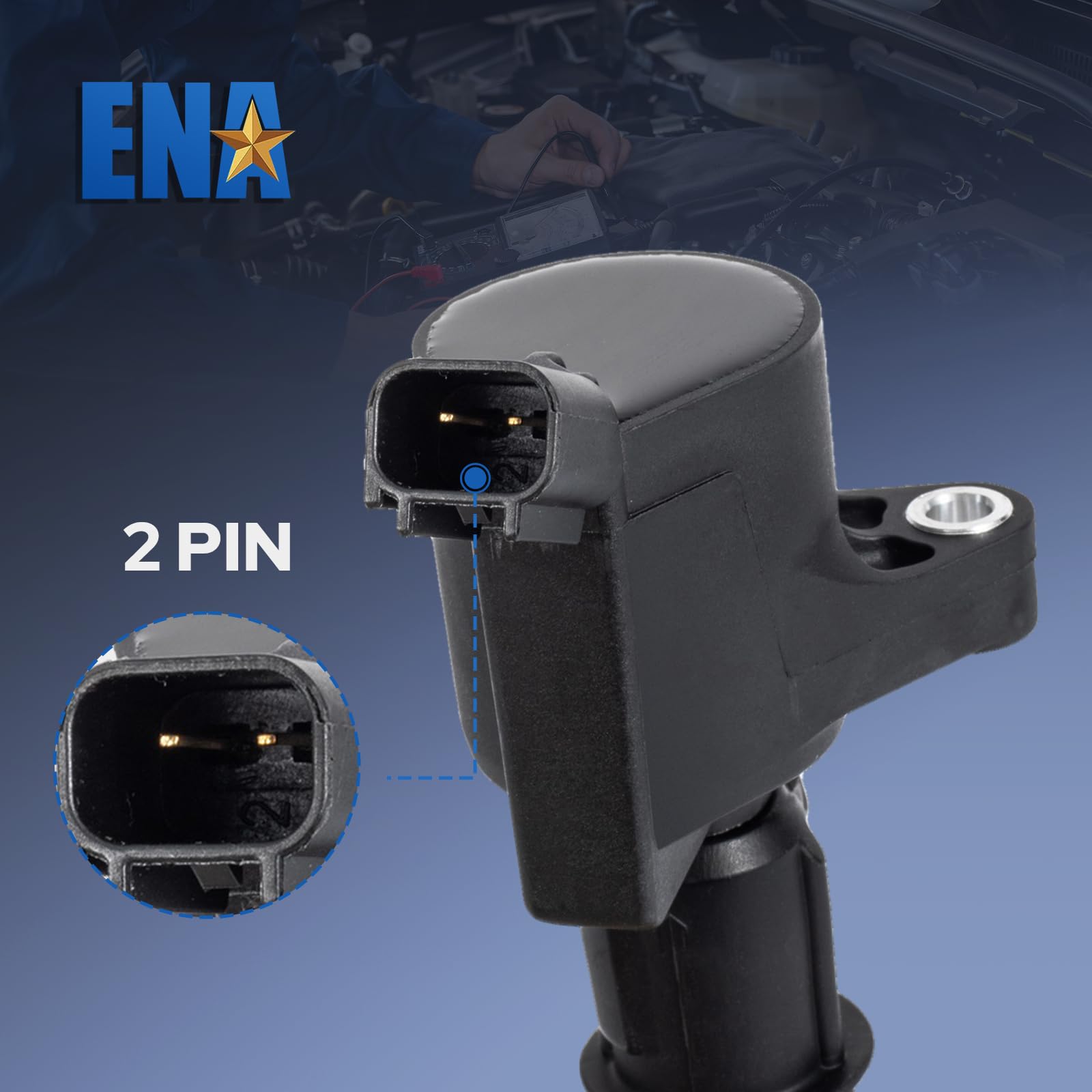 ENA coil set laid flat illustrating matched components for balanced engine performance