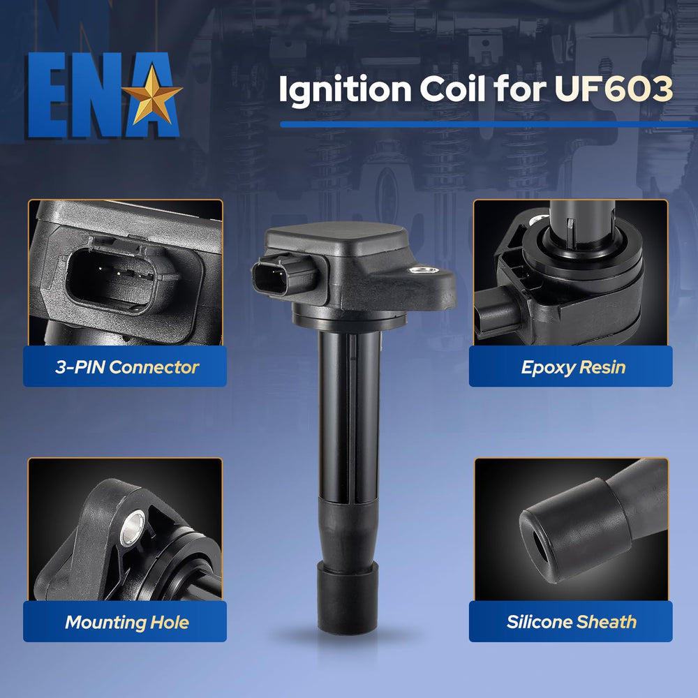 ENA coil set in retail packaging, complete six-piece kit protection