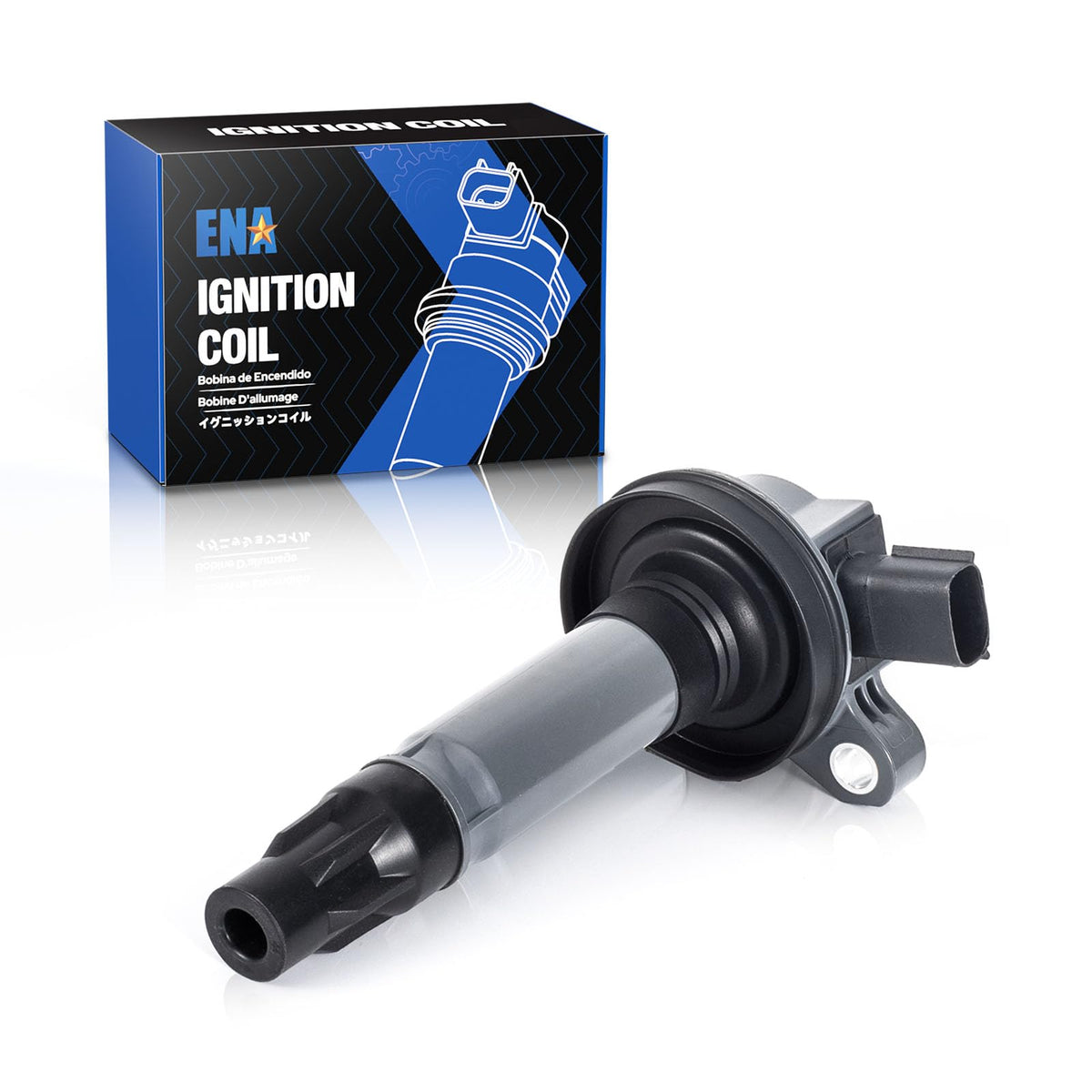 ENA front view coil pack showing robust housing and fit confirmation benefit