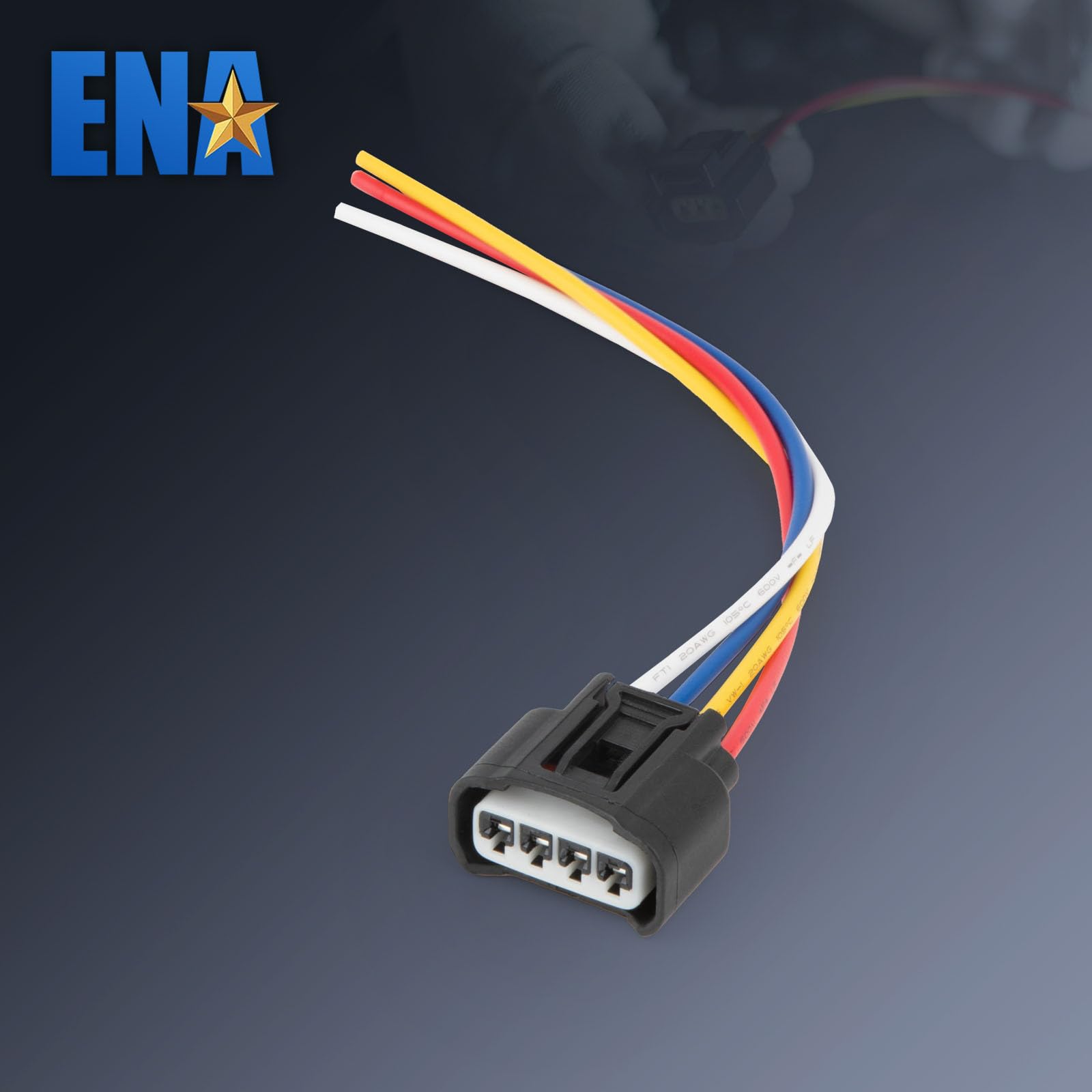 ENA harness installed on engine coil demonstrating fitment