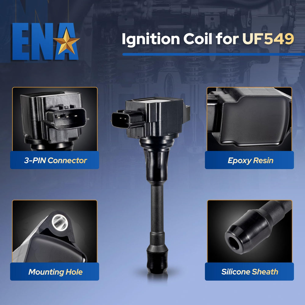 ENA close-up of coil electrical connector ensuring correct plug compatibility