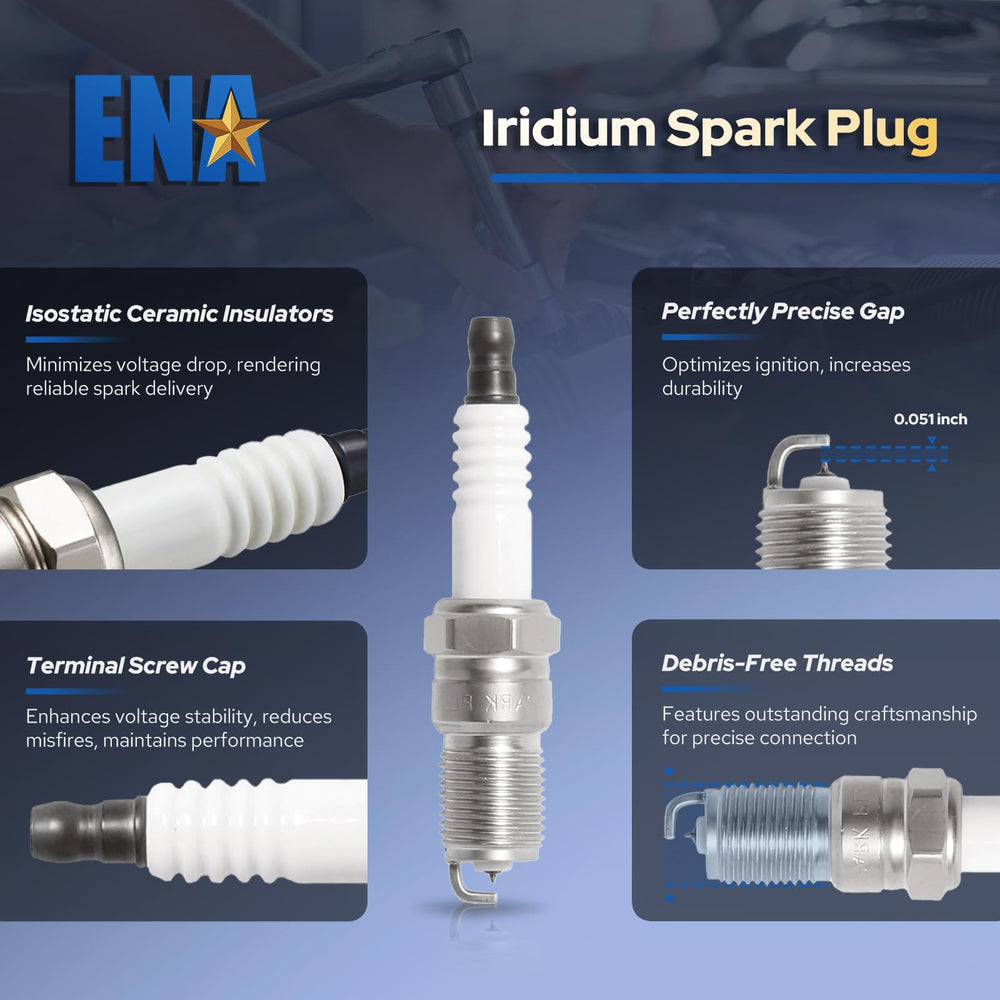 ENA iridium electrode detail highlighting fine-wire tip for consistent spark delivery